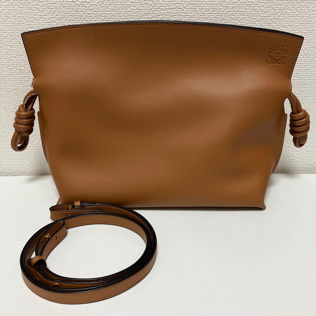 LOEWE フラメンコクラッチ ミディアム ウォームデザート