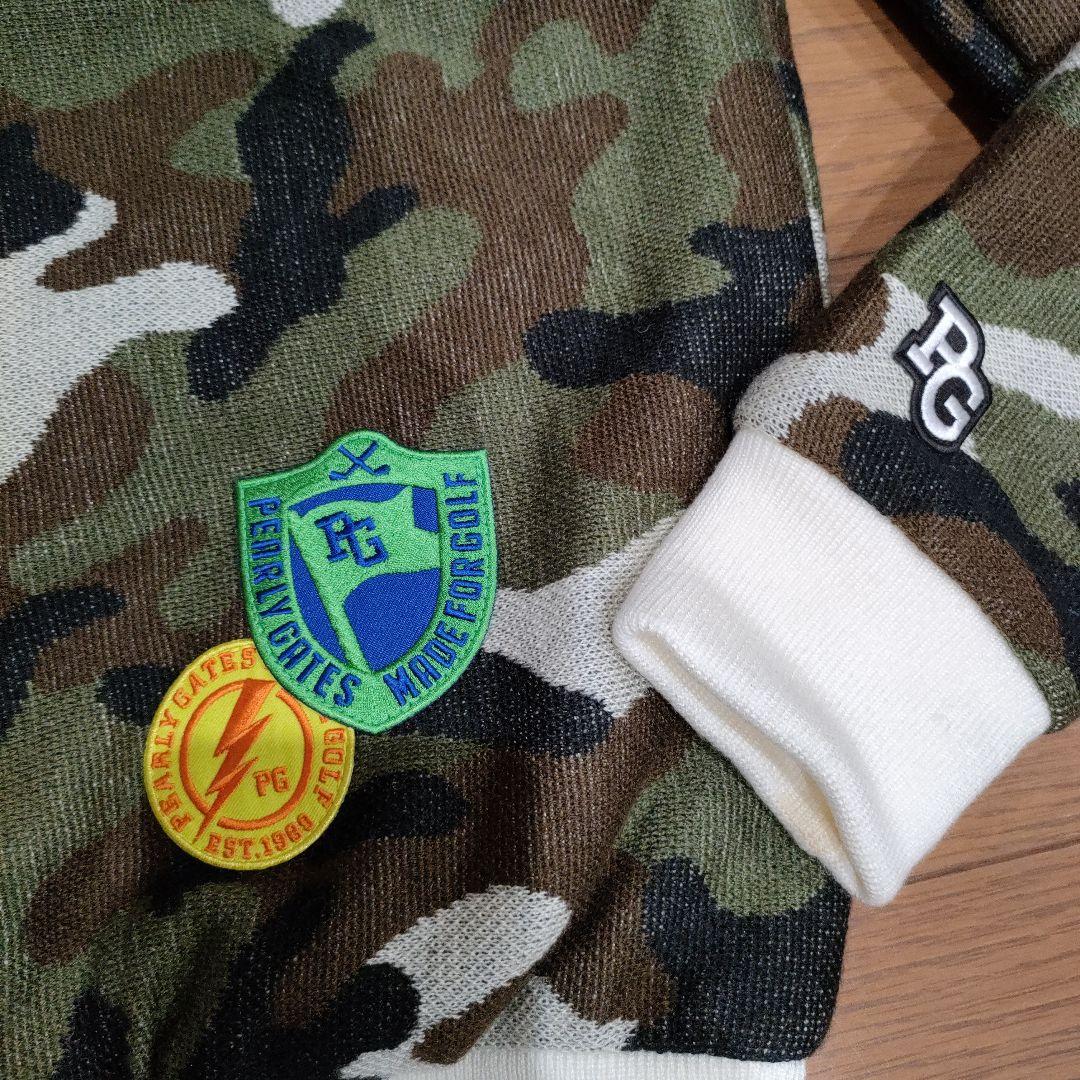 パーリーゲイツ　迷彩　蓄熱　アウター