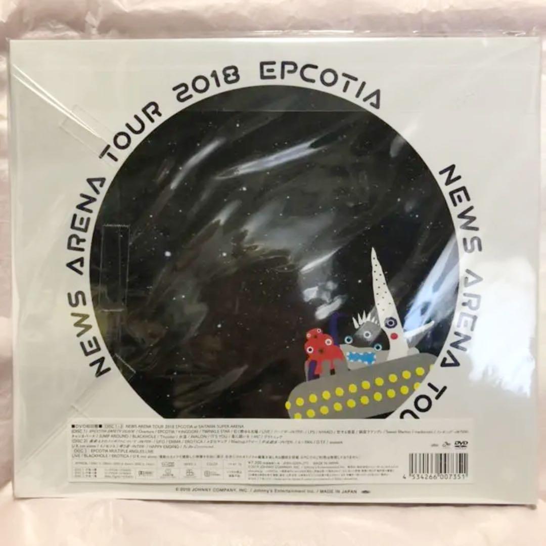 【新品】NEWS ARENA TOUR 2018 EPCOTIA 初回盤DVD