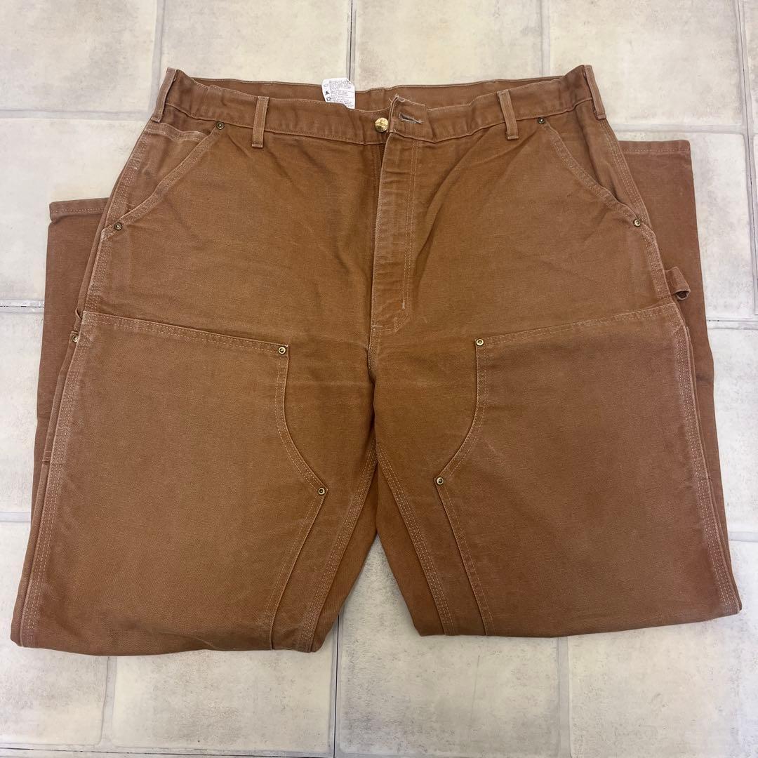 ね*け様 【USA製】カーハートダブルニーダックパンツ