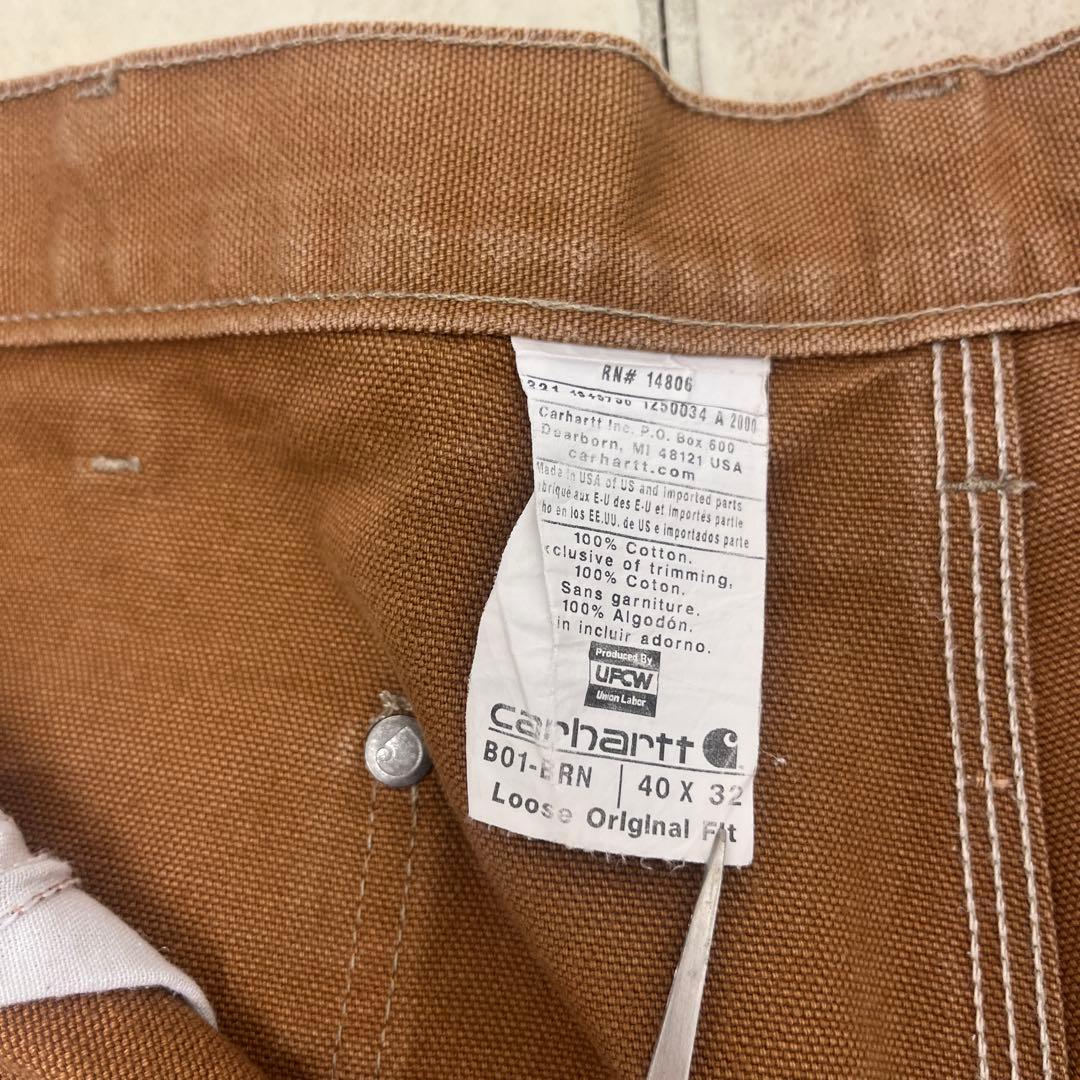 ね*け様 【USA製】カーハートダブルニーダックパンツ