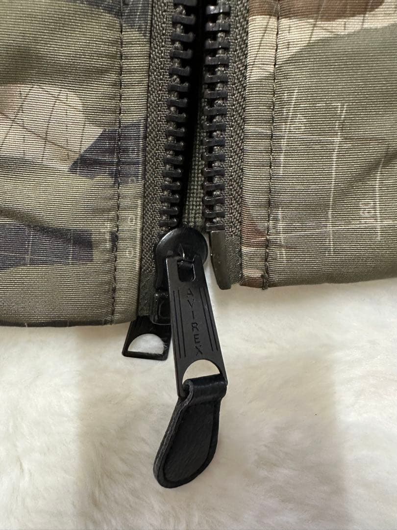 goSOLDOUT AVIREX MA-1 ジャケット 迷彩マッププリント