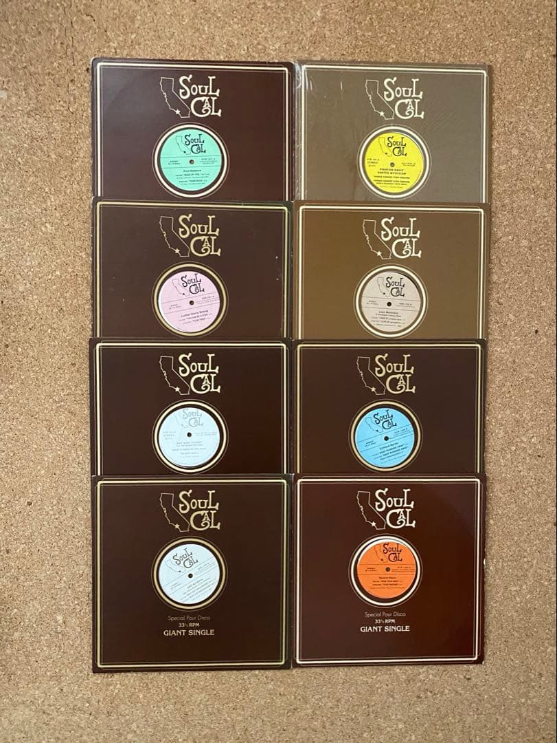 Soul Cal レコード8枚セット　レアSoul、funk