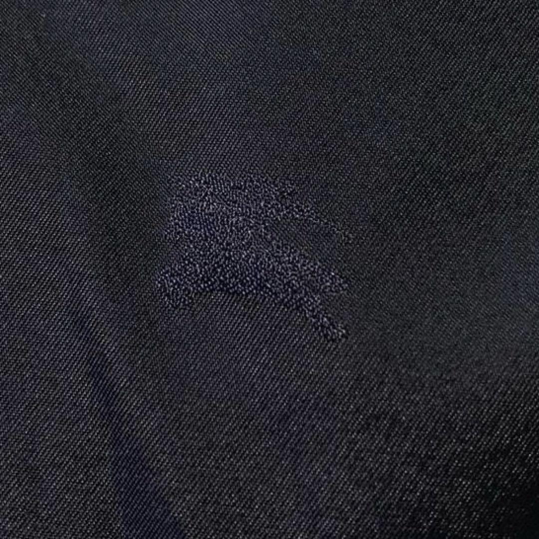 【やま】バーバリーズ ダブル テーラードジャケット 金ボタン ウール 濃紺