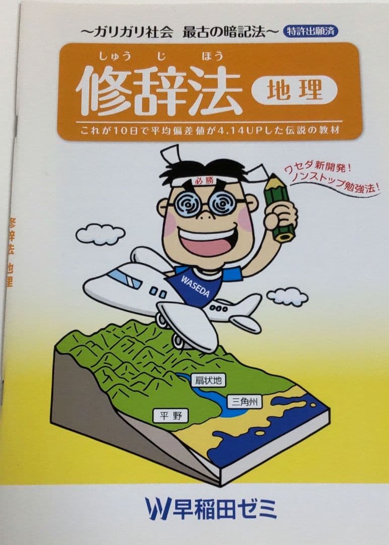 早稲田ゼミ　修辞法教材　歴史 地理 公民 理科 4冊セット