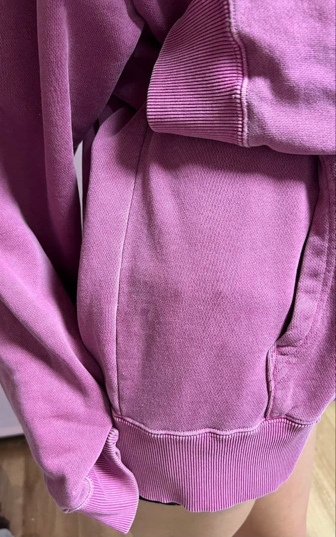 お値引きしました。x-girl ピンク M パーカー