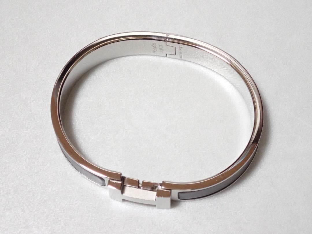 【美品】HERMES エルメス クリッククラックPM Hバングル ブラック