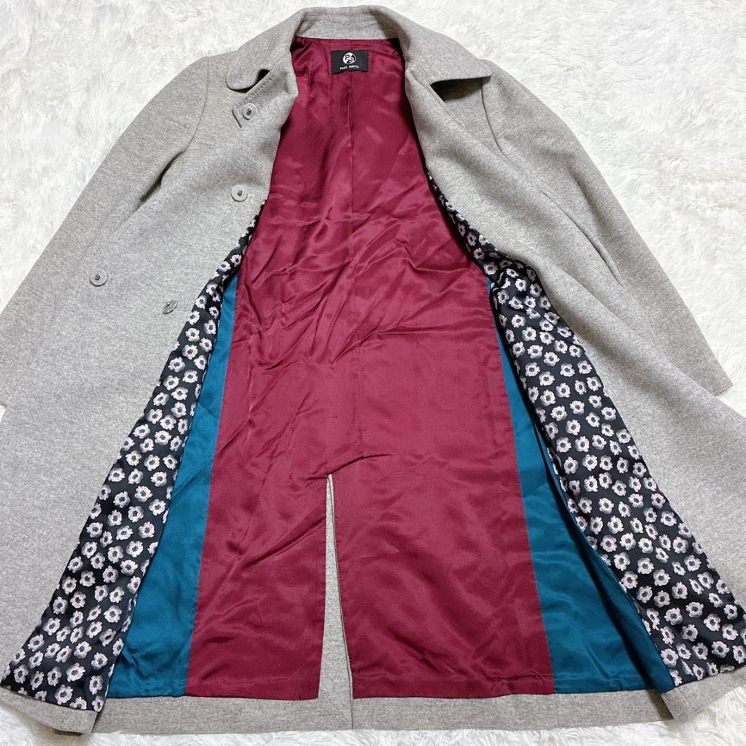 美品♥ポールスミス　ダブルコート　カシミヤ混　羊毛