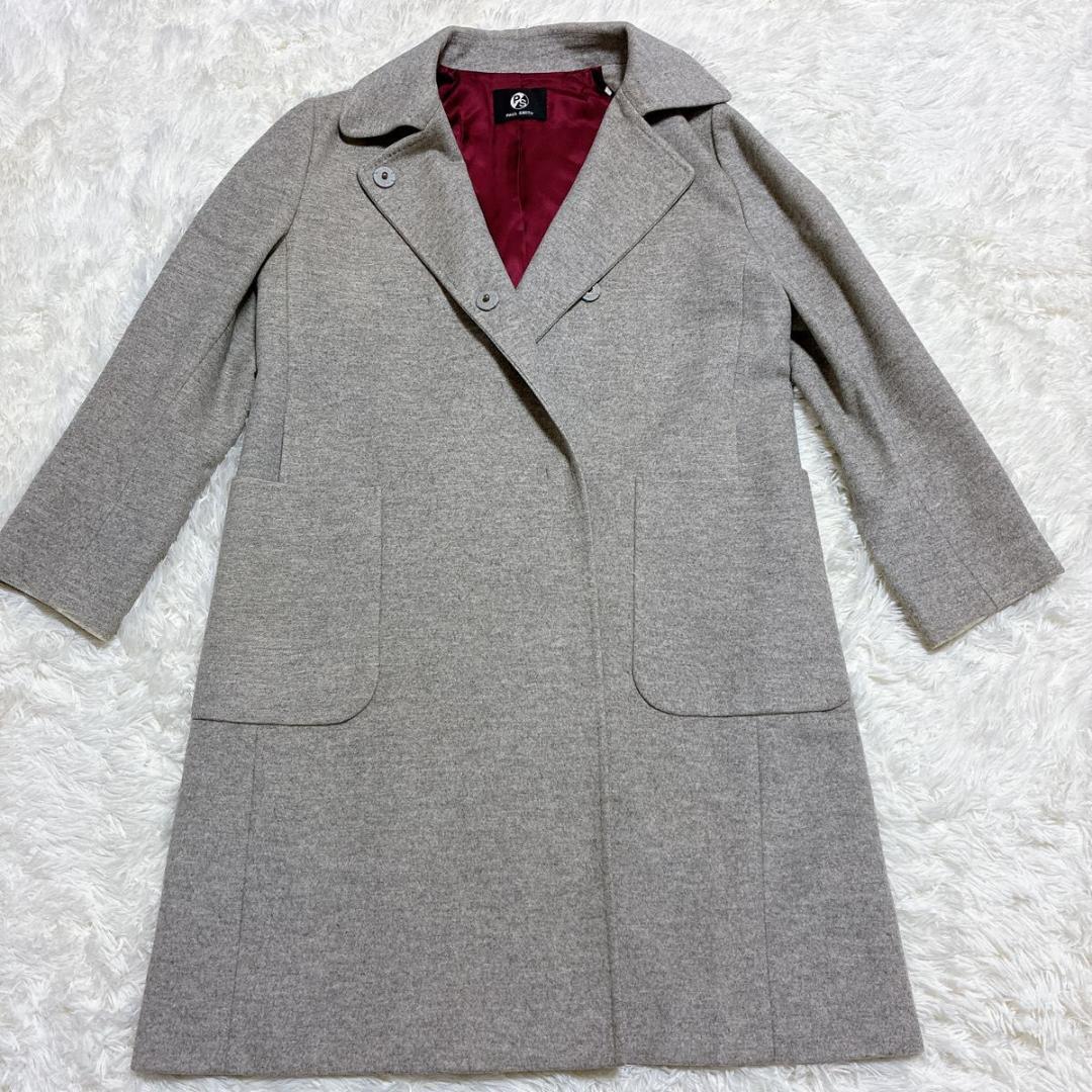 美品♥ポールスミス　ダブルコート　カシミヤ混　羊毛