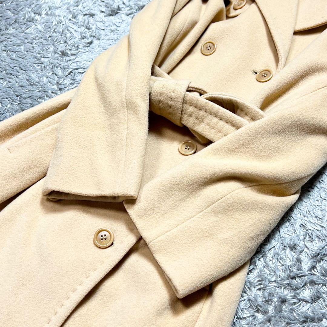 MaxMara MAX&Co. ウール ベルテッドコート M相当 伊製　美品