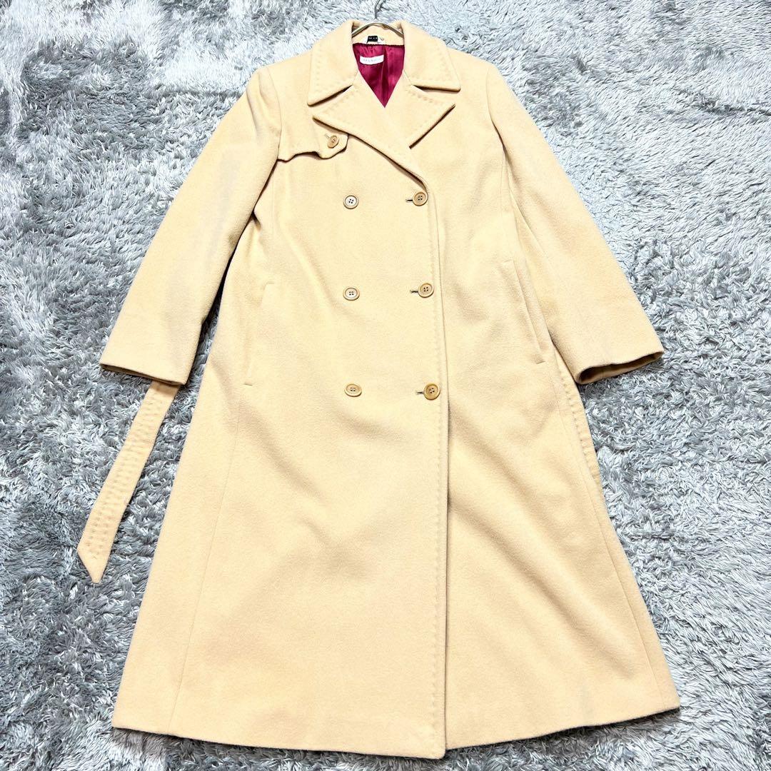 MaxMara MAX&Co. ウール ベルテッドコート M相当 伊製　美品