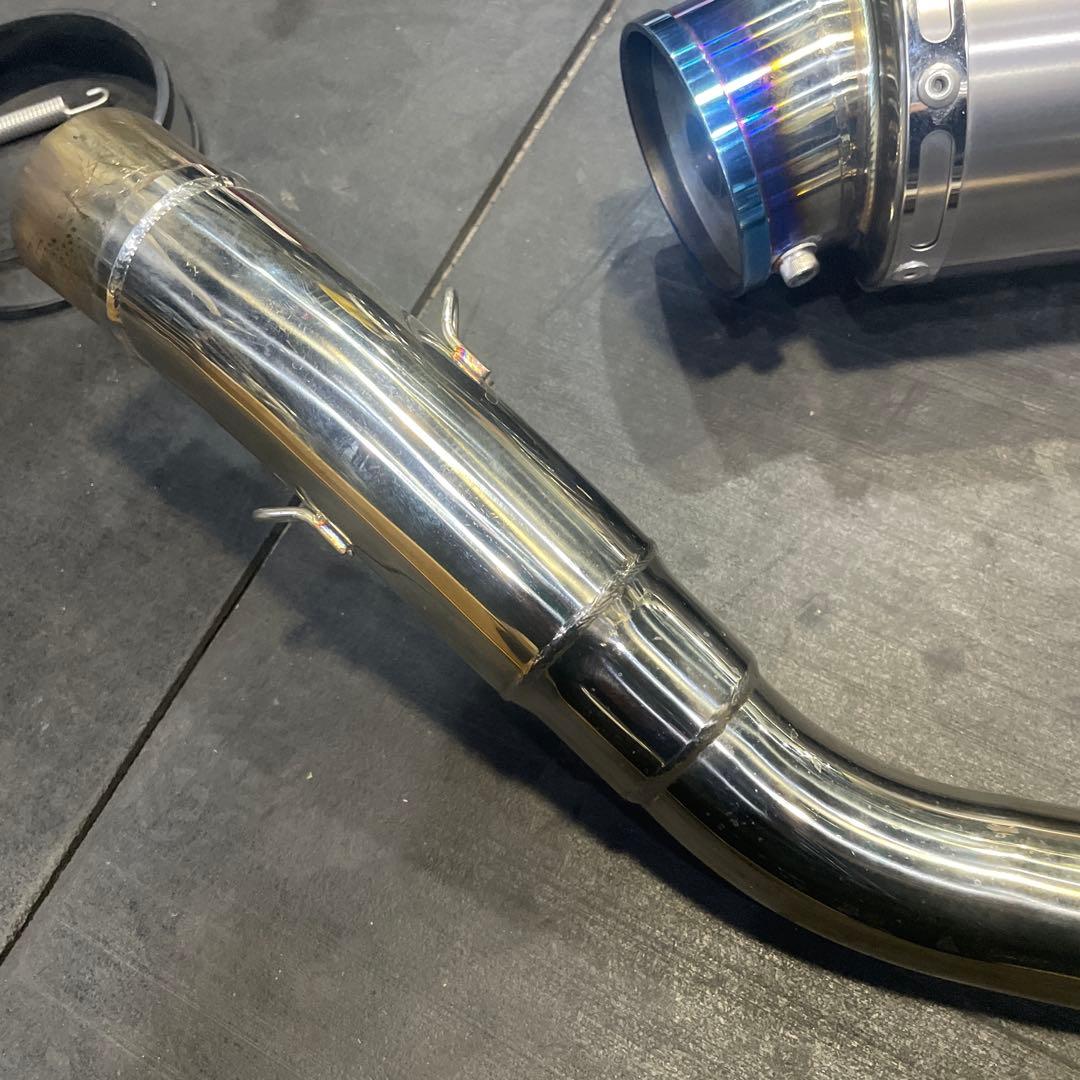 ◆D182　GSX-R125　リアルスピード　メテオ　チタン/ステン社外マフラー