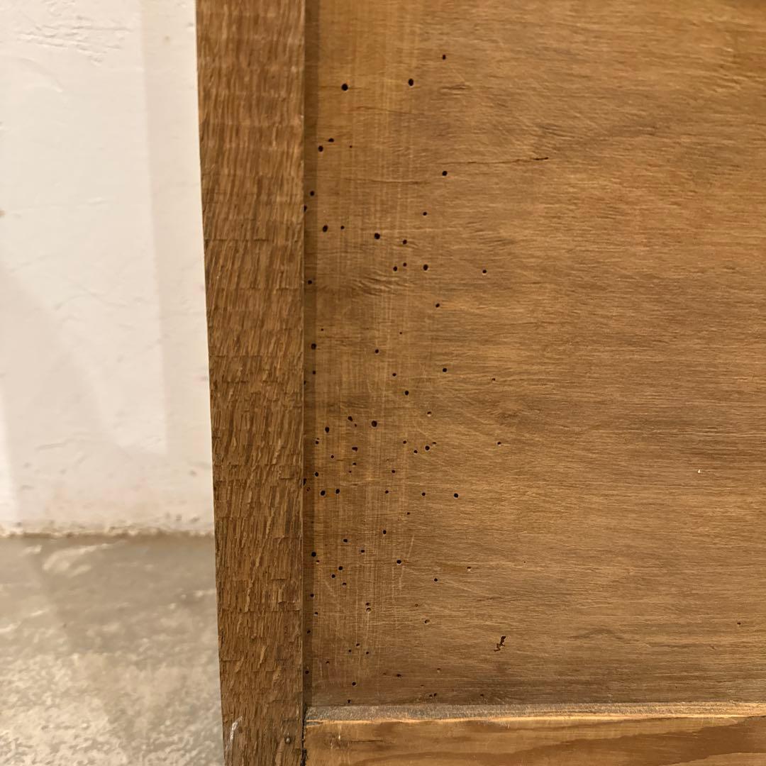 ヴィンテージ　キャビネット　剥離