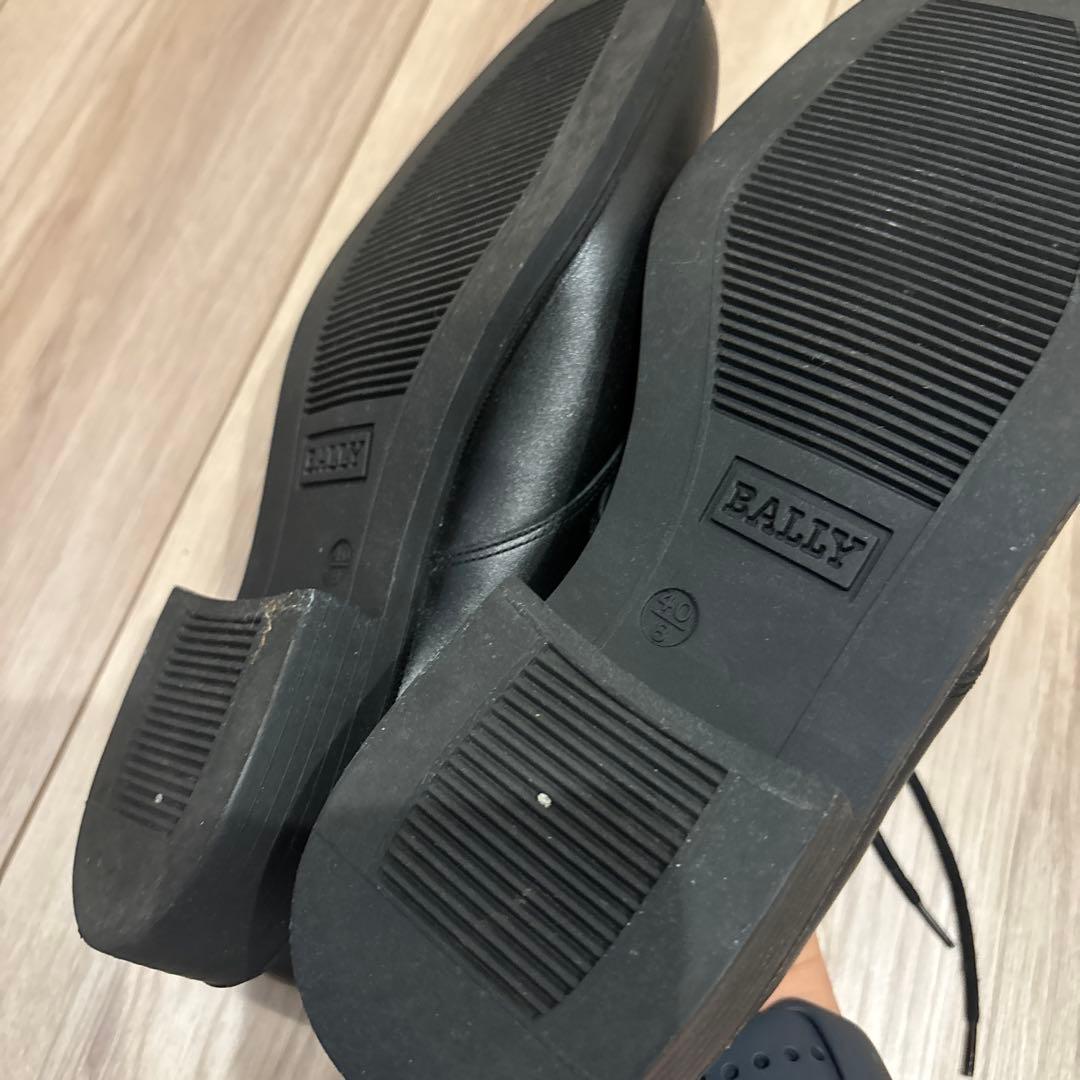 BALLY 黒 レザー シューズ EU40