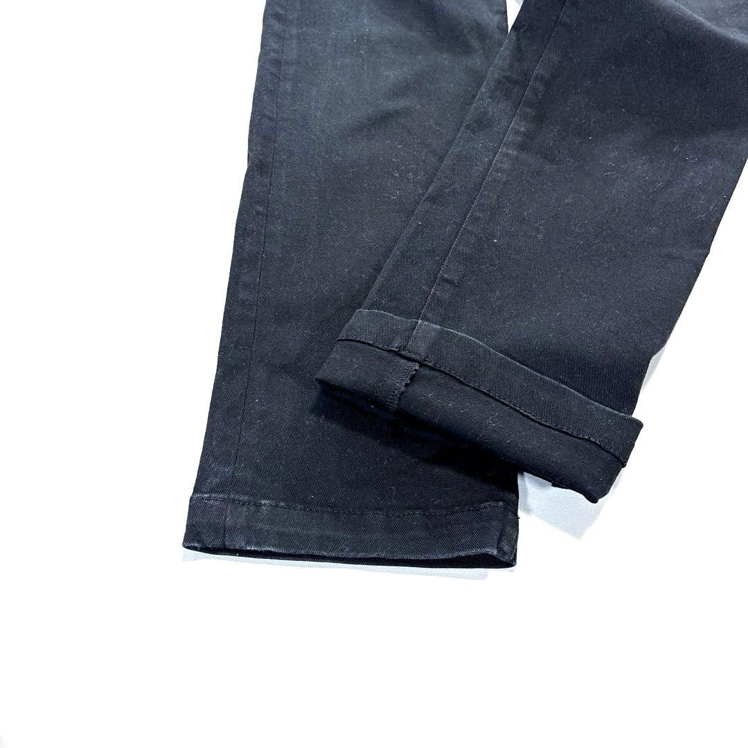 パーリーゲイツ　ロングパンツ　4/M ブラック　オールシーズン　バックロゴ