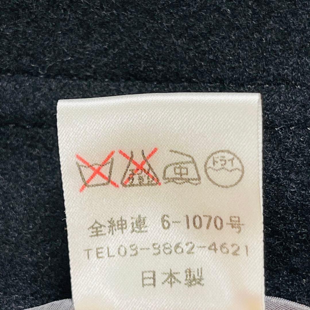 ポールスミス 英国風 ダッフルコート 黒 L