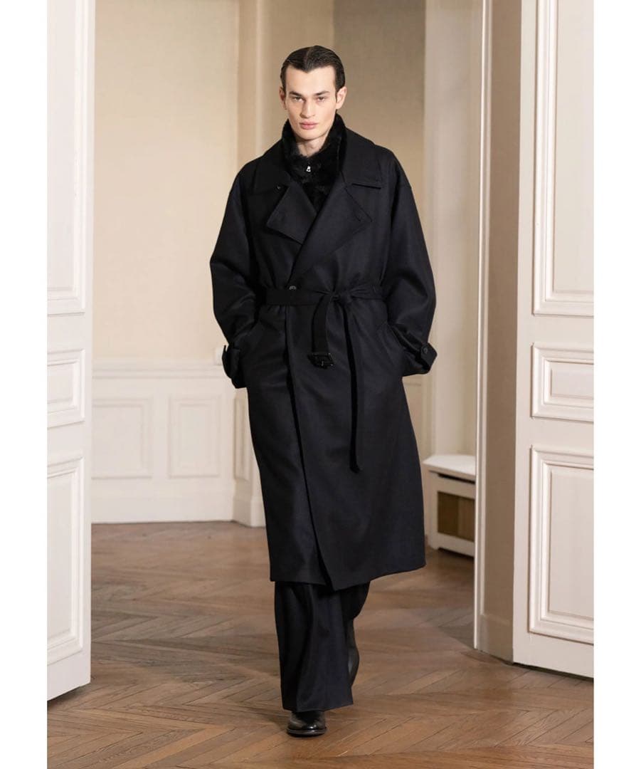 ジャケット・アウター Ssstein OVERSIZED DOUBLE BREASTED COAT
