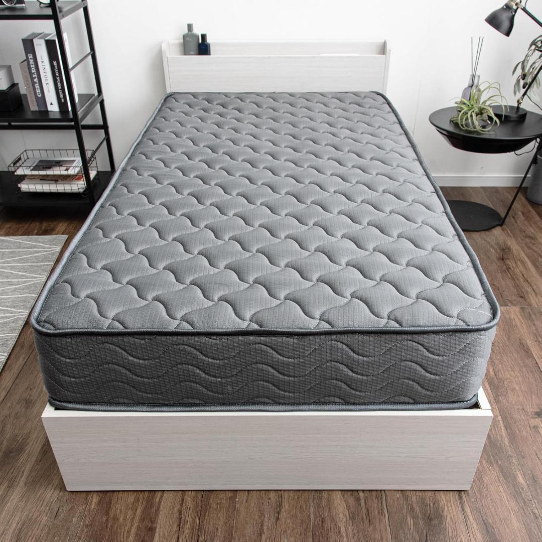 【開封・未使用】タンスのゲン マットレス ベッドマットレス ダブル グレー