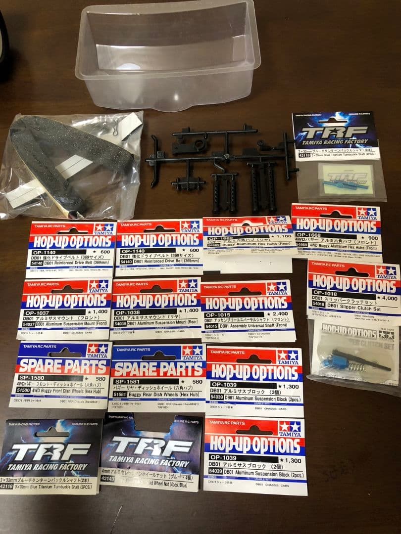 DB01ドゥルガ　未走行　ESCモーターサーボ 新品スリッパークラッチ付