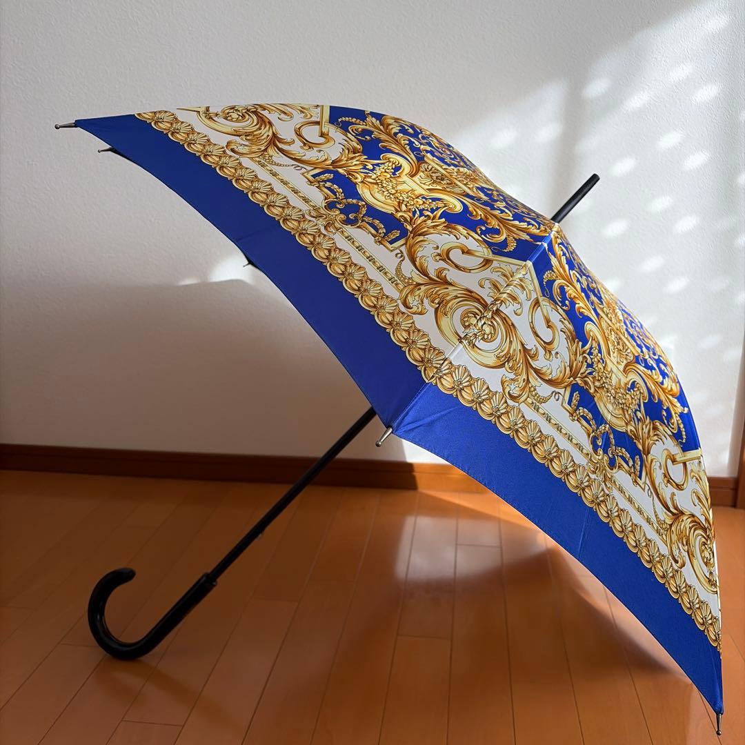 GIANNI VERSACE 長傘 雨傘 雨具 総柄 豪華