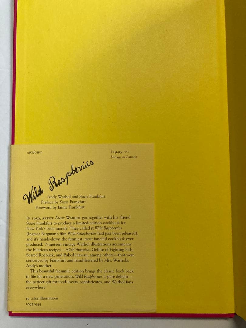 アート・デザイン・音楽 Andy Warhol Wild Raspberries