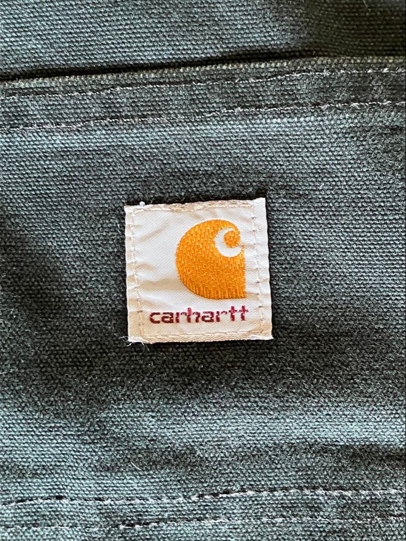 Carhartt ブラック ダブルニー パンツ フェード