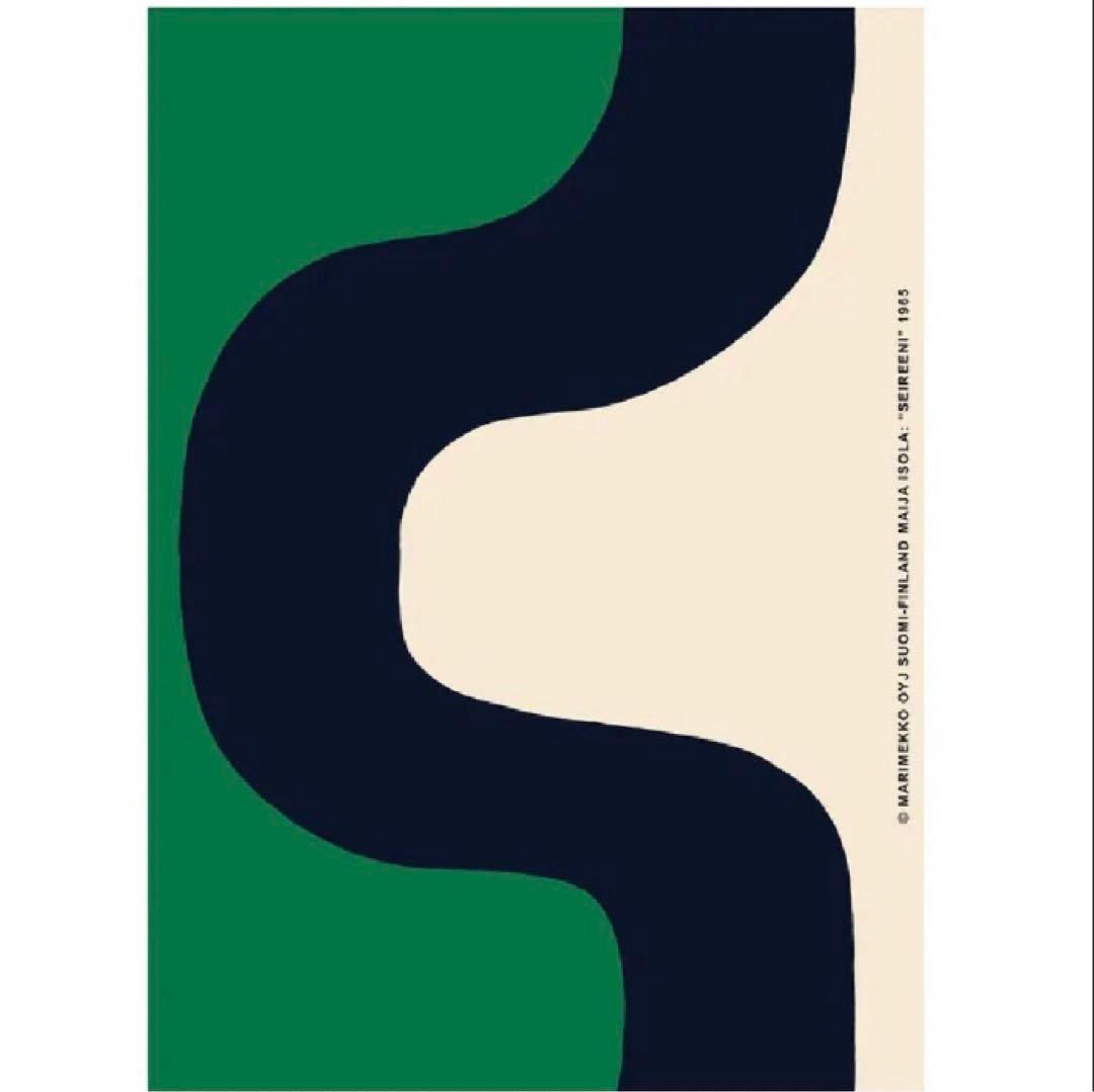 新品未使用　marimekko Seireeni ポスター　マリメッコ