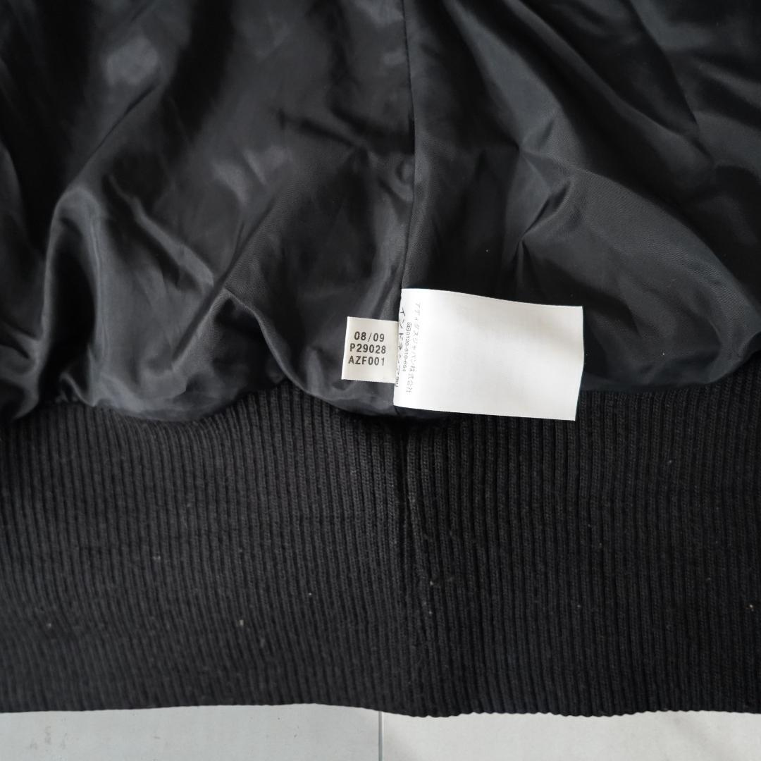 00's アディダス　adidas 中綿　ファー付き　ベスト　黒
