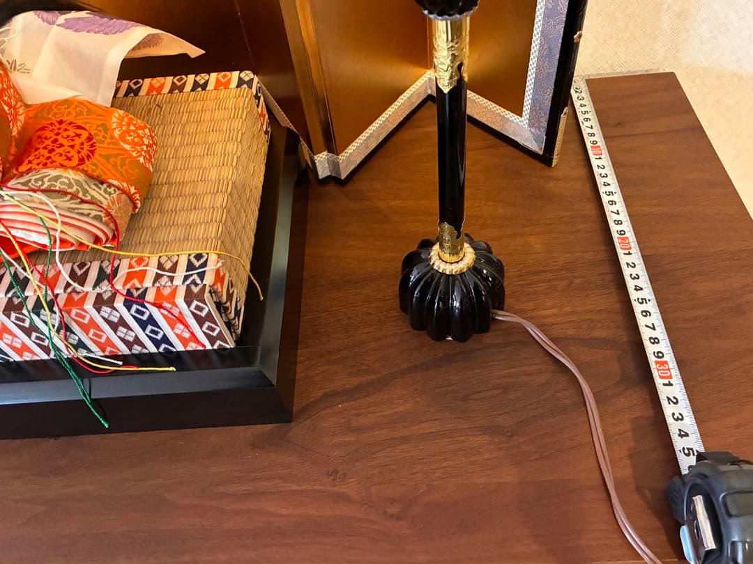 久月☆雛人形セット 男雛・女雛・ 金屏風・ぼんぼり　親王飾り　大人飾りにも◎