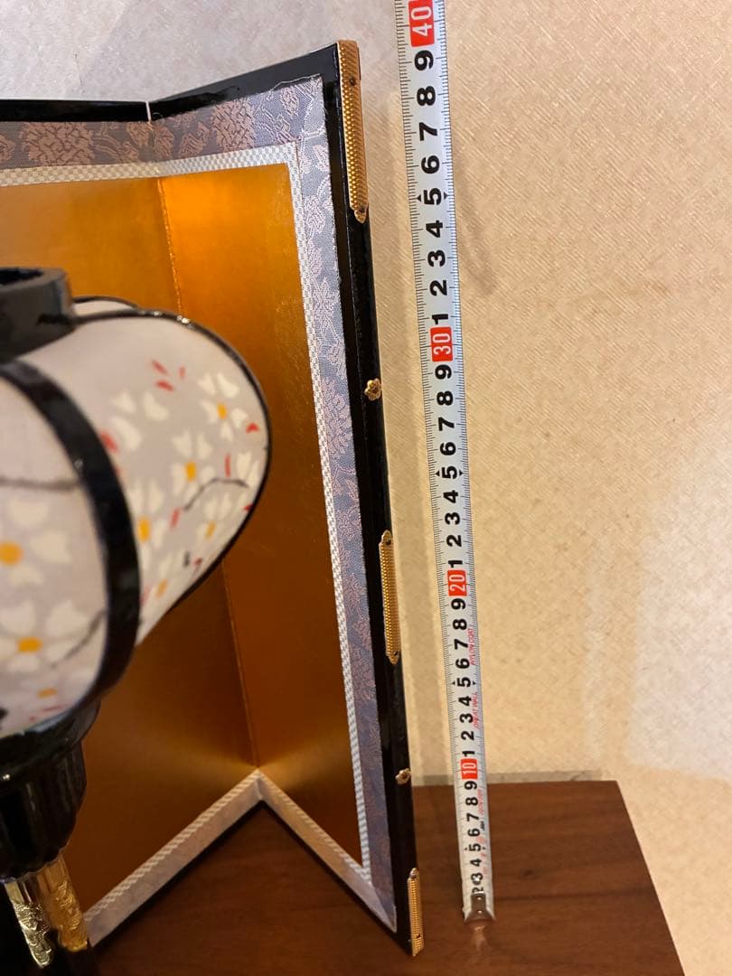 久月☆雛人形セット 男雛・女雛・ 金屏風・ぼんぼり　親王飾り　大人飾りにも◎