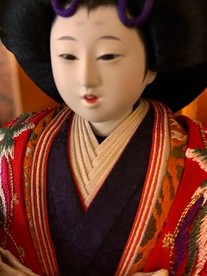 久月☆雛人形セット 男雛・女雛・ 金屏風・ぼんぼり　親王飾り　大人飾りにも◎