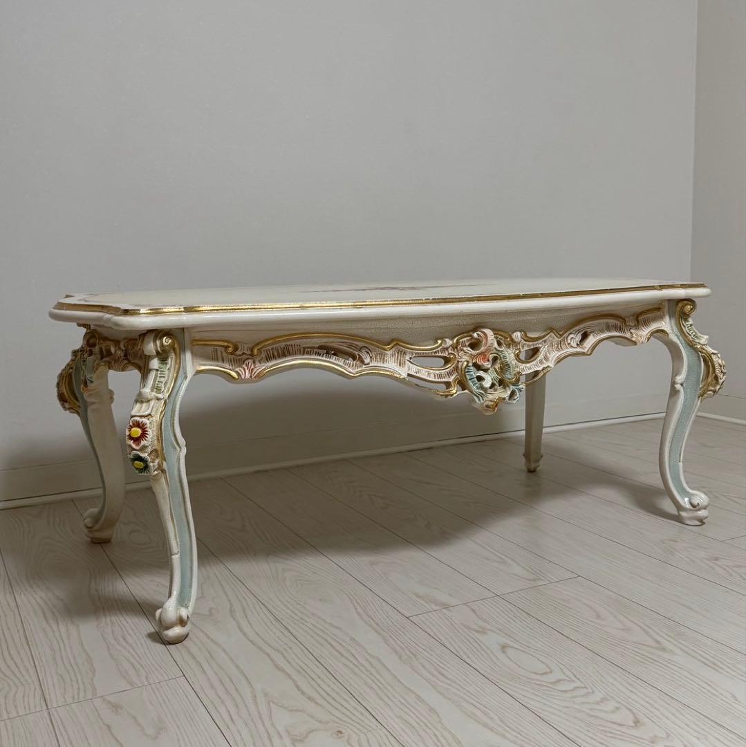 イタリア製ロココセンターテーブル