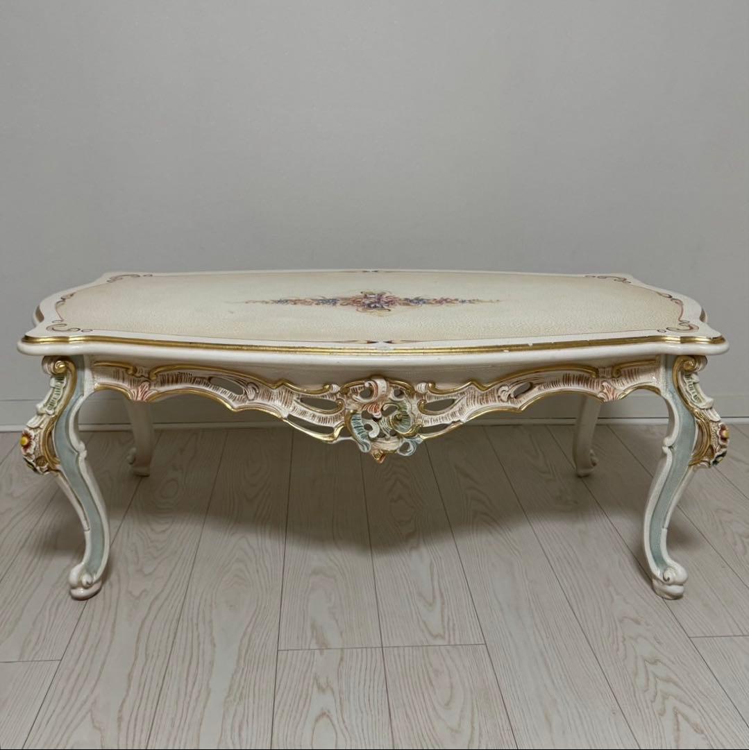 イタリア製ロココセンターテーブル