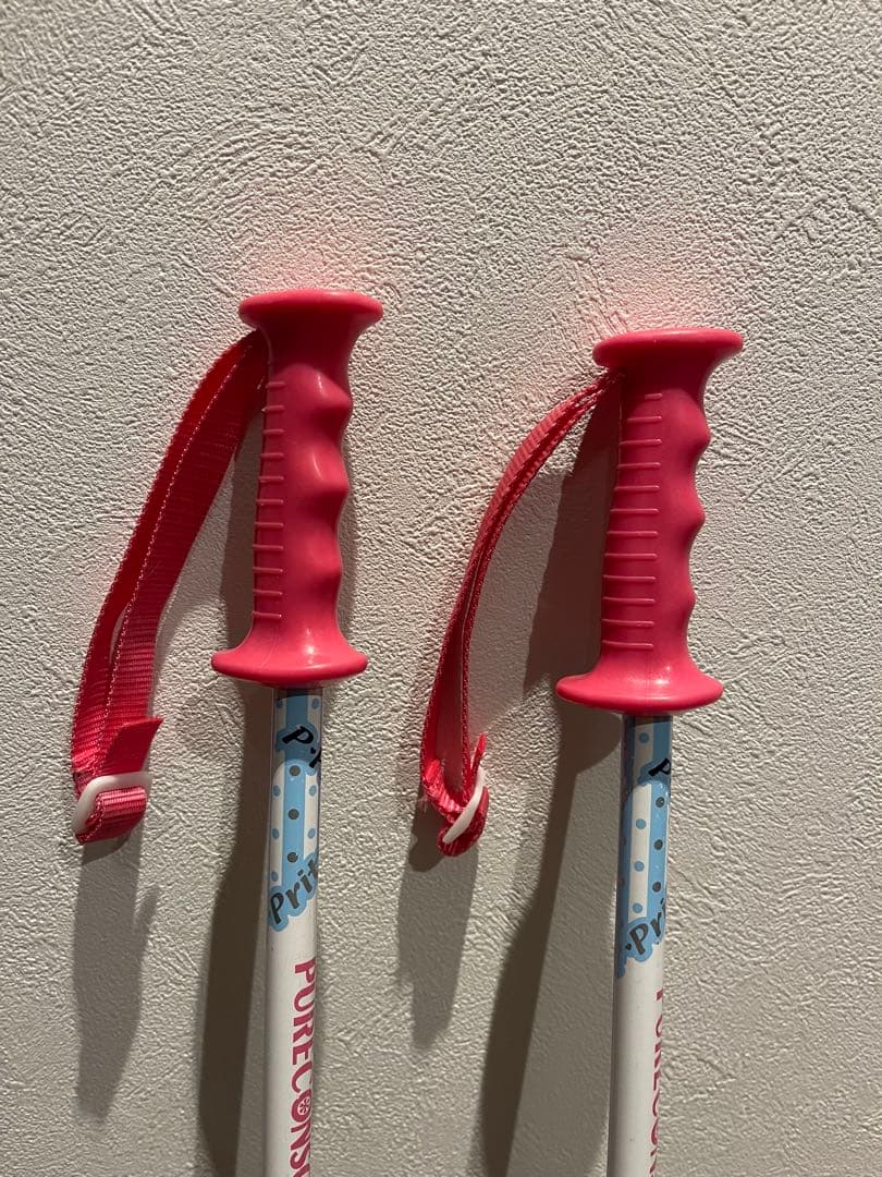 キッズ　スキー板118㎝　ビンディング　スキー靴　ストック　子供用　セット