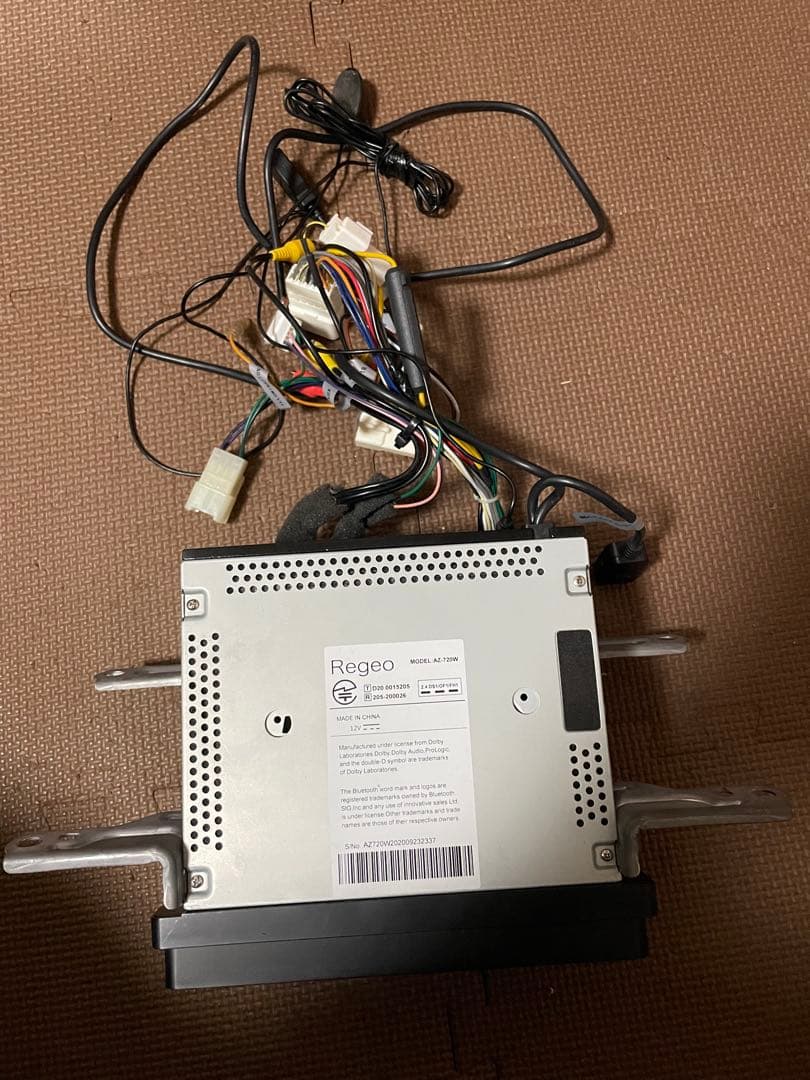 Regeoカーナビ TV フルセグAV機能搭載　7型WSVGA2DIN