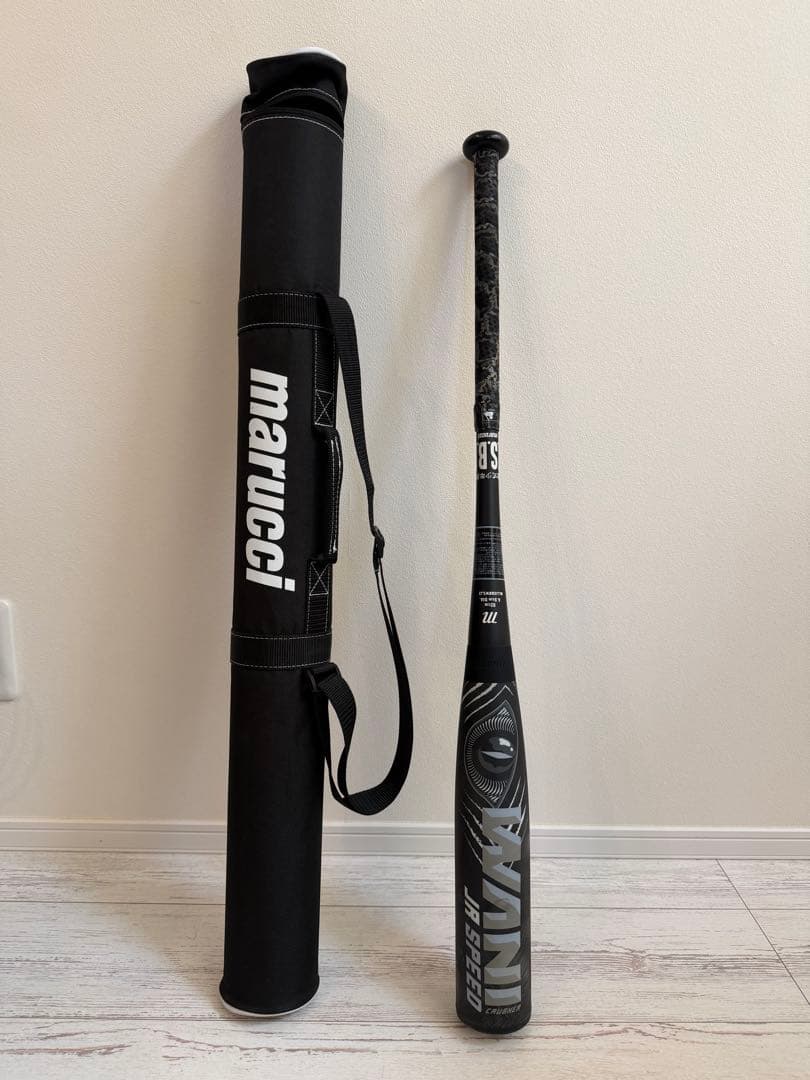 【値下げ】Marucci マルーチ ワニクラッシャー 黒82cm バットケース付