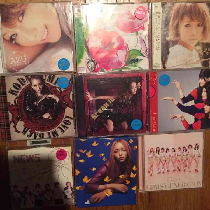 CD AZU JUJU 倖田來未 安室奈美恵加藤ミリヤパヒューム少女時代NEWS