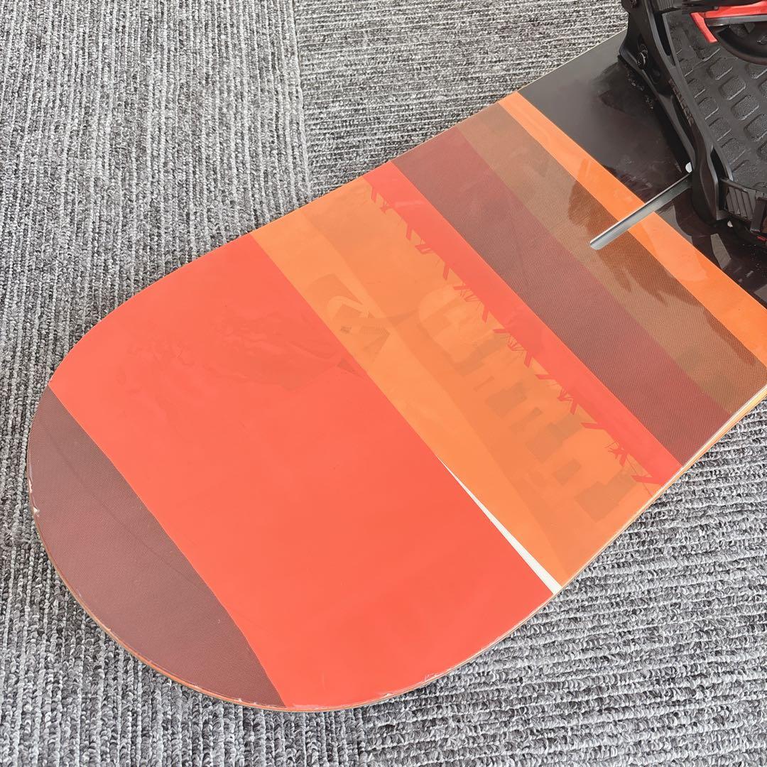 39最高峰❗️バートン/カスタム メンズスノーボードセット★154cm+ビン付