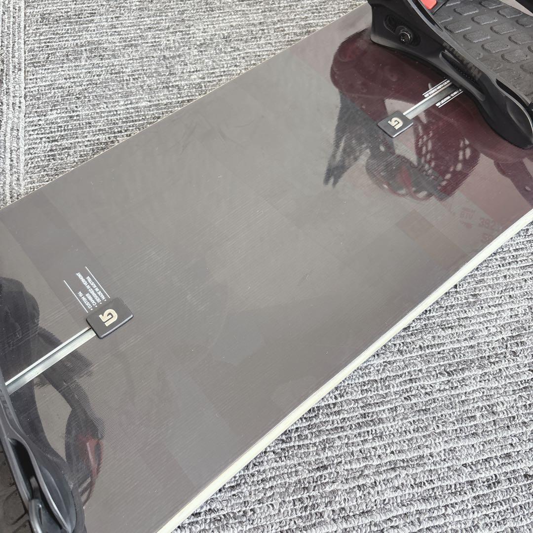 39最高峰❗️バートン/カスタム メンズスノーボードセット★154cm+ビン付