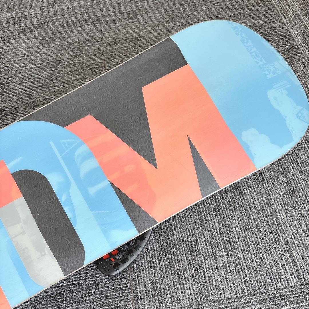 39最高峰❗️バートン/カスタム メンズスノーボードセット★154cm+ビン付