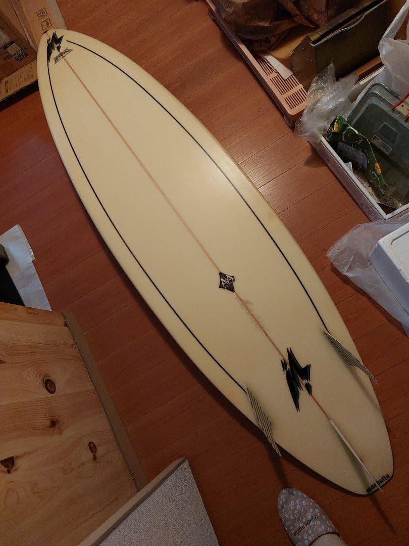 6.3 marbellaサーフボード　ボードケース付き　引き取り限定