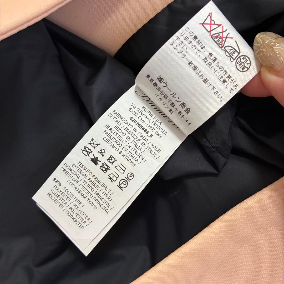 Blumarine ブルマリン☆お花柄ジップアップコート ピンク