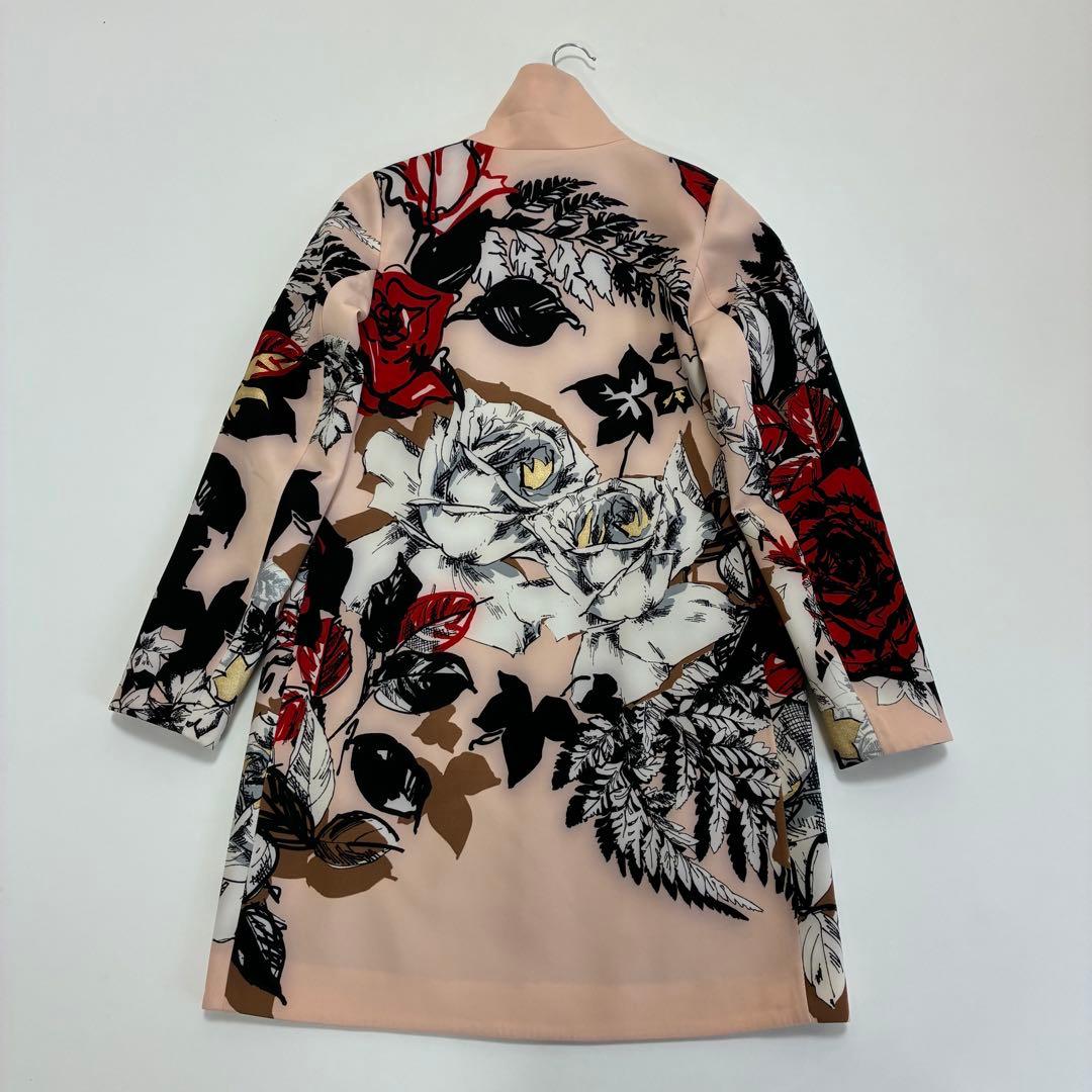 Blumarine ブルマリン☆お花柄ジップアップコート ピンク