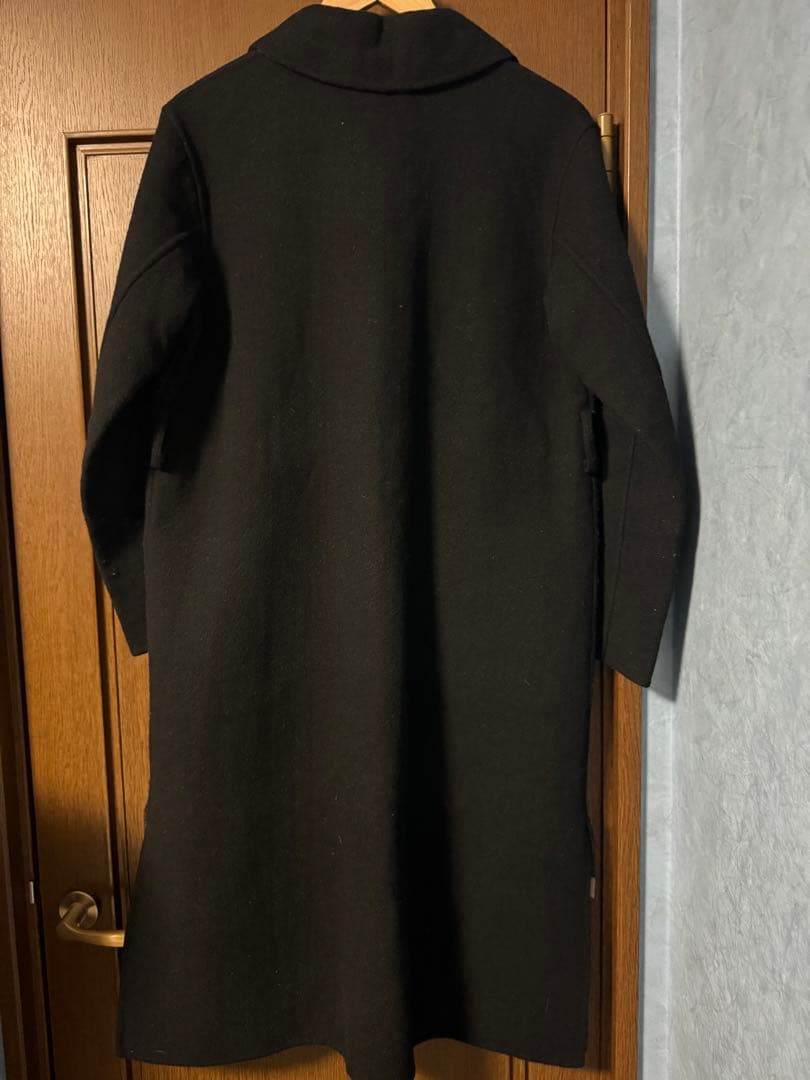 ブルーレーベルクレストブリッジ チェックロングコート リバーシブル 36