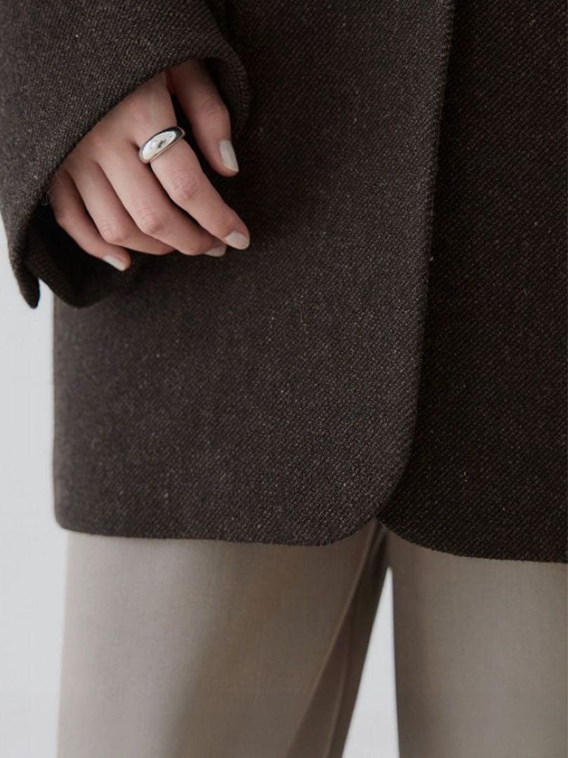 crewre クルーレ ソフトツイードオーバージャケット　サイズ3