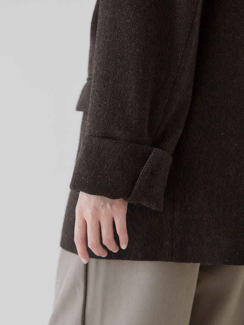 crewre クルーレ ソフトツイードオーバージャケット　サイズ3