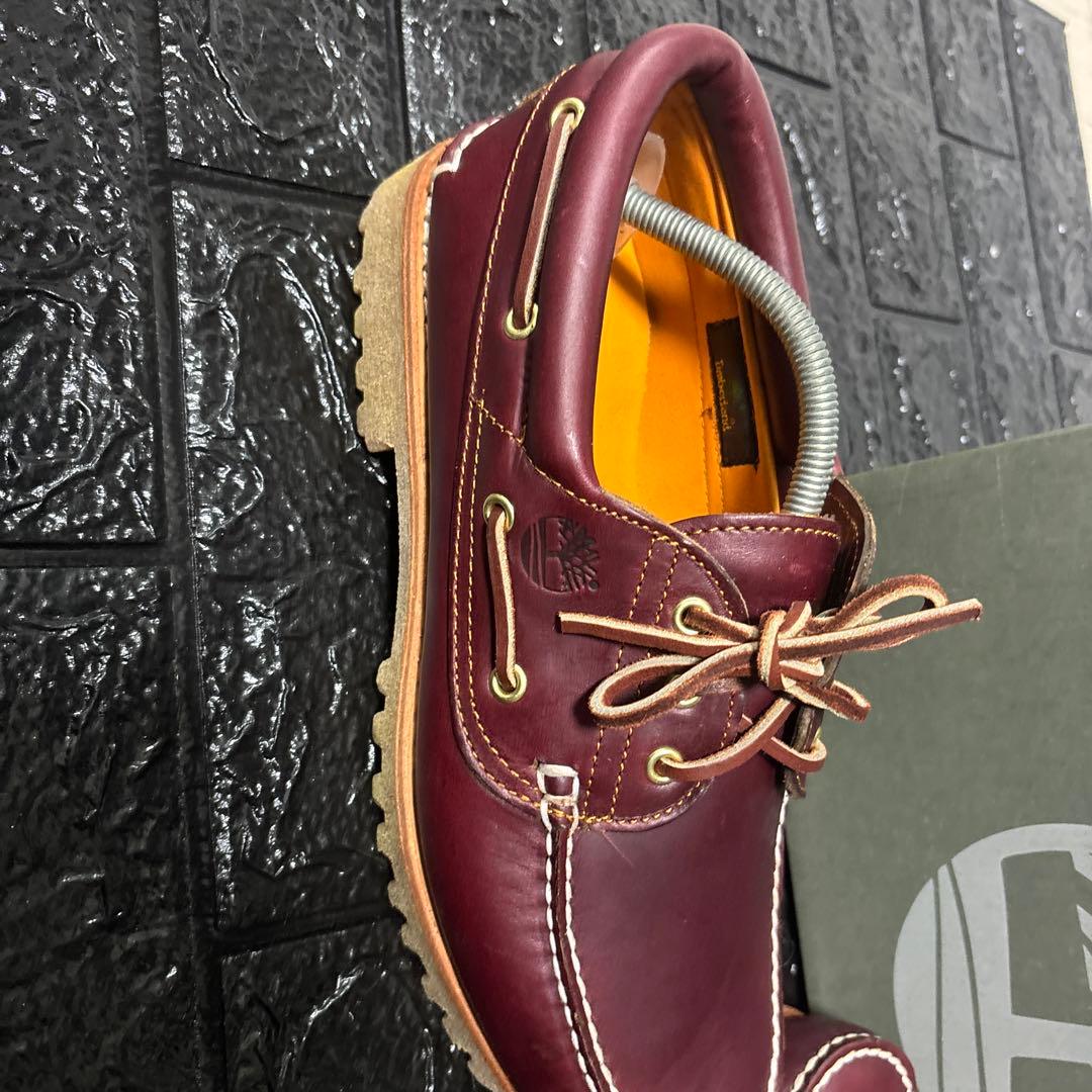 ティンバーランド ズ 3eye クラシックラグ 、バーガンディ