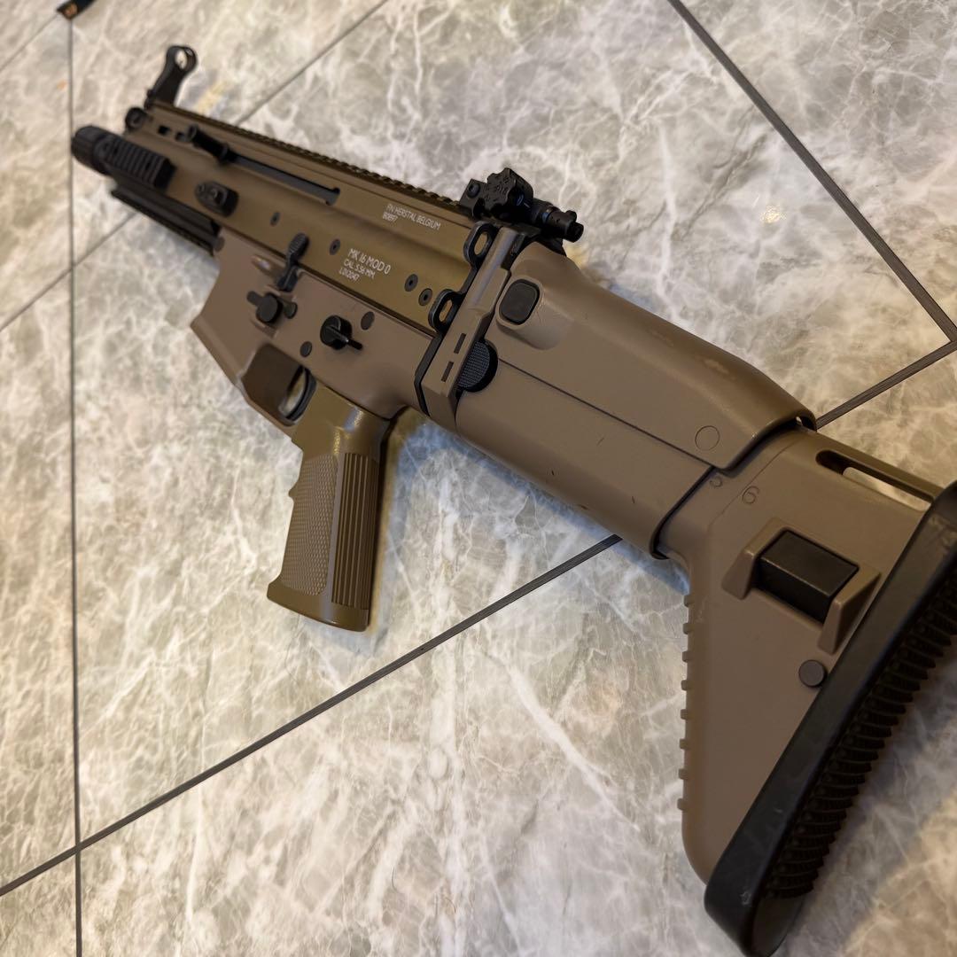 ［リコイルオミット済み］次世代電動ガン SCAR-L CQC タンカラー