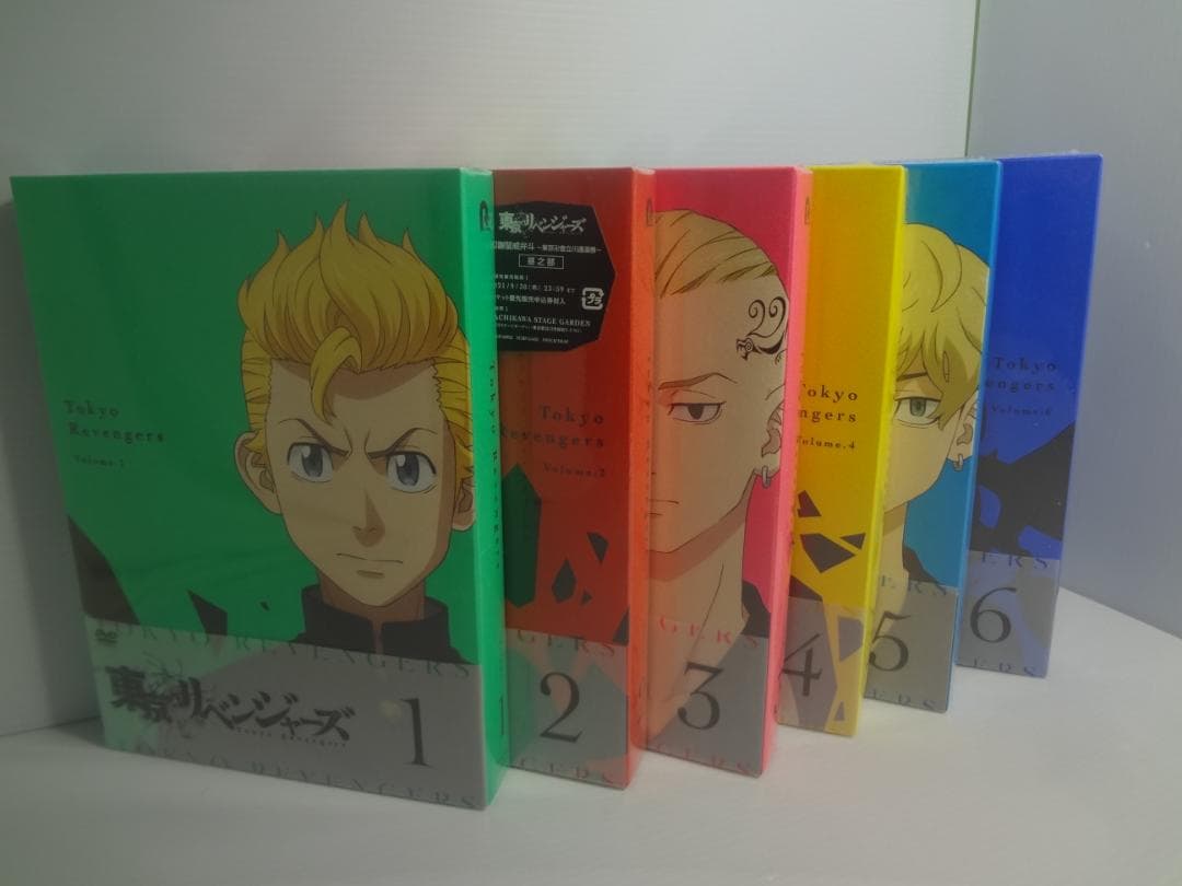 25k ★y 『東京リベンジャーズ』６巻セット [DVD] 収納BOX付き