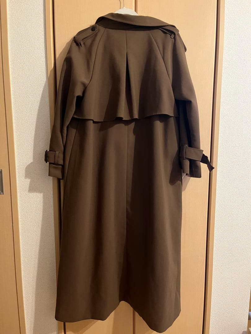 【極美品】L'Or Stand collar Long Coat トレンチコート